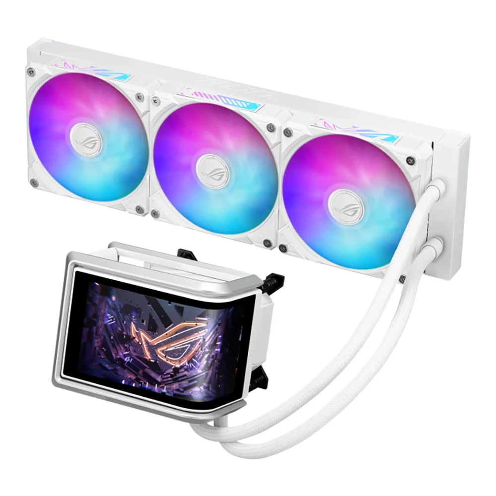 BM - CPU LIQUID COOLER (ระบบระบายความร้อนด้วยน้ำ) ASUS ROG RYUO IV 360 ARGB - WHITE EDITION